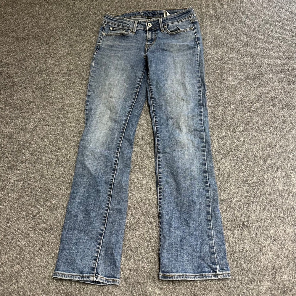 Levi's Jeans Womens Size 4 S Blue 524 Skinny Denim Medium Wash Stretch Good